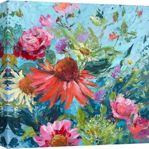 Kunstdruck, Leinwandbild, Wildblumen III von Nel Whatmore