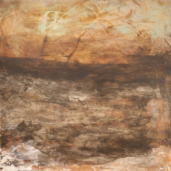 Neutral art print and canvas, Horizon of Light VI by Italo Corrado
