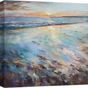 Tableau paysage mer, Soirée sur la plage de Nel Whatmore