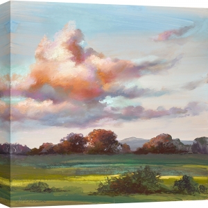 Landscape art print and canvas, Devon sky I by Nel Whatmore