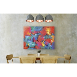 Wall art print and canvas. Tebo Marzari, Blurry Thoughts