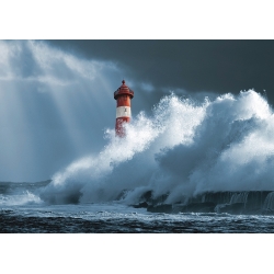 Art print and canvas, The Big Wave by Pangea Images