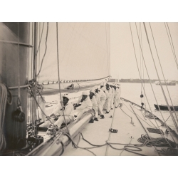 Tableau Équipage du yacht Reliance, Coupe d'Amérique 1903