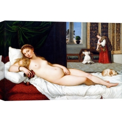 Quadro, stampa su tela. Tiziano, La Venere di Urbino