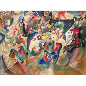 Kunstdruck, Leinwandbild, Draft 3 to Composition VII von Kandinsky