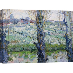 Kunstdruck, Leinwandbild, Blick auf Arles von Vincent van Gogh