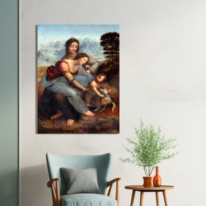 Die Jungfrau und das Kind mit der Heiligen Anna, Leonardo da Vinci