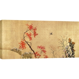 Cuadro en lienzo y lámina, Otoño japonés, Shibata Zeshine