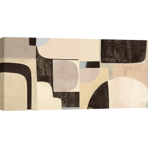 Neutral abstract art print and canvas, Pale Winter by Steve Roja