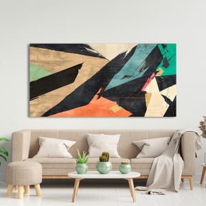 Modern art print and canvas, Fragmentation by Haru Ikeda