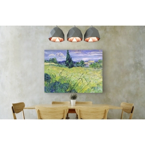 Quadro, stampa su tela. Vincent van Gogh, Paesaggio con grano verde
