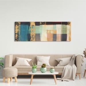 Abstract print and canvas, Summer in Hawaii by Ludwig Maun