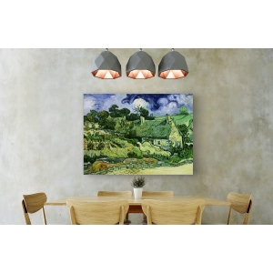 Wall art print and canvas. Vincent van Gogh, House with Straw Ceiling, Cordeville