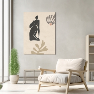 Female silhouette print, In the Garden of Luxury II, Atelier Deco