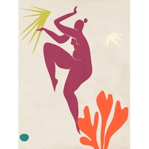 Poster stile Matisse, Dancing the Night Away III di Atelier Deco