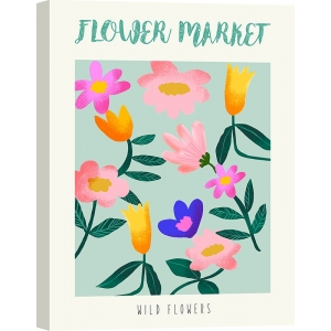 Tableau sur toile et affiche, Flower Market: Wild flowers I