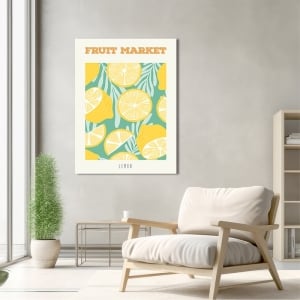 Art print and canvas, Fruit Market: Lemon by Atelier Deco