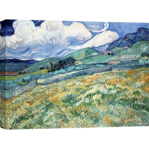 Wall art print and canvas. Vincent van Gogh, Landscape from Saint-Remy