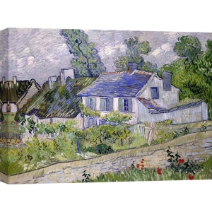 Cuadro en canvas. Vincent van Gogh, Casas en Auvers