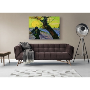 Wall art print and canvas. Vincent van Gogh, The sower
