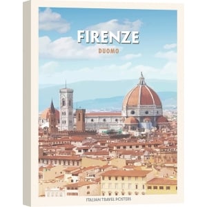 Tableau sur toile, poster et affiche, Firenze: Duomo