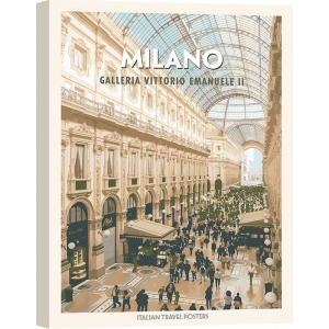 Poster, Leinwandbild Milano: Galleria Vittorio Emanuele II