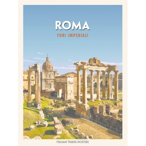 Poster, Kunstdruck, Leinwandbild Roma: Fori imperiali