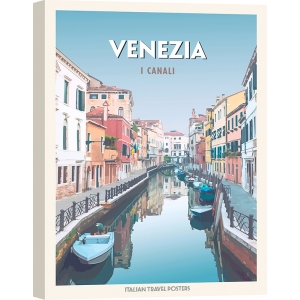 Stampa, poster, quadro su tela, Venezia: I canali