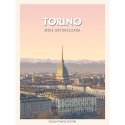 Poster, print and canvas, Torino: Mole antonelliana