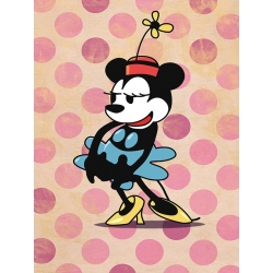 Kunstdruck, Leinwandbild Polka Dot Vintage Minnie, Eric Chestier