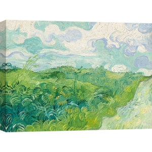 Leinwandbilder. Vincent van Gogh, Grüne Weizenfelder, Auvers