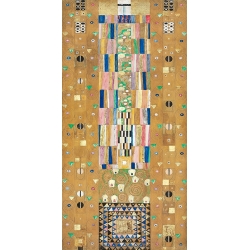 Art print and canvas, Stoclet Frieze by Gustav Klimt