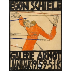 Tableau sur toile et affiche, Galerie Arnot de Egon Schiele