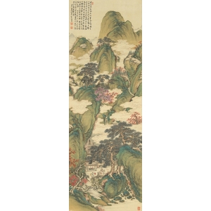 Tableau japonais, Nuages blancs de Chokunyu Tanomura