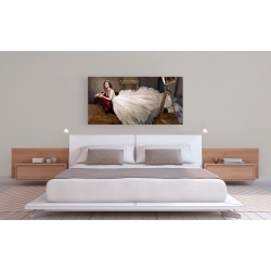Wall art print and canvas. Pierre Benson, The White Dress