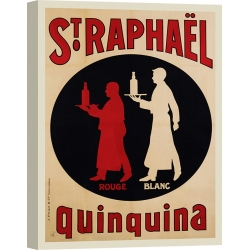 Tableau sur toile. Affiche Vintage. St. Raphael Quinquina, 1925