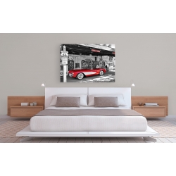 Wall art print and canvas. Ratsenskiy, Red Corvette