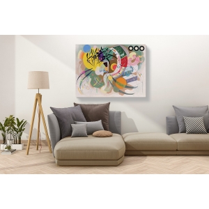 Wall art print and canvas. Wassily Kandinsky, Dominant Curve