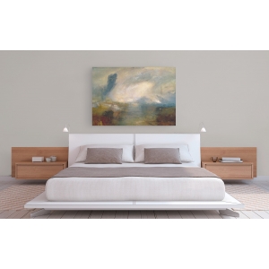 Wall art print and canvas. William Turner, The Thames above Waterloo Bridge