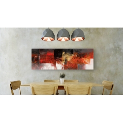Wall art print and canvas. Giuliano Censini, Balance in Red