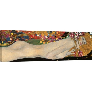 Wall art print and canvas. Gustav Klimt, Sea Serpents II (detail)