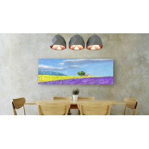Wall art print and canvas. Massimo Germani, Lavender fields