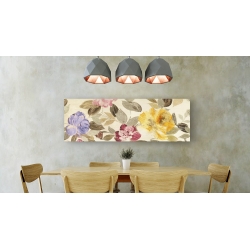 Wall art print and canvas. Kelly Parr, Velvet Flowers Parade