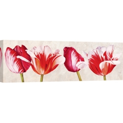Quadro, stampa su tela. Luca Villa, Gioiosi tulipani