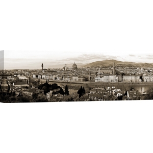 Quadro, stampa su tela. Ratsenskiy, Vista panoramica di Firenze