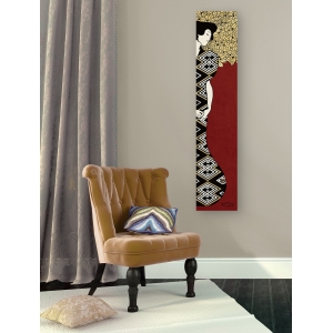Tableau sur toile. Gustav Klimt, Woman and Tree I (Red)