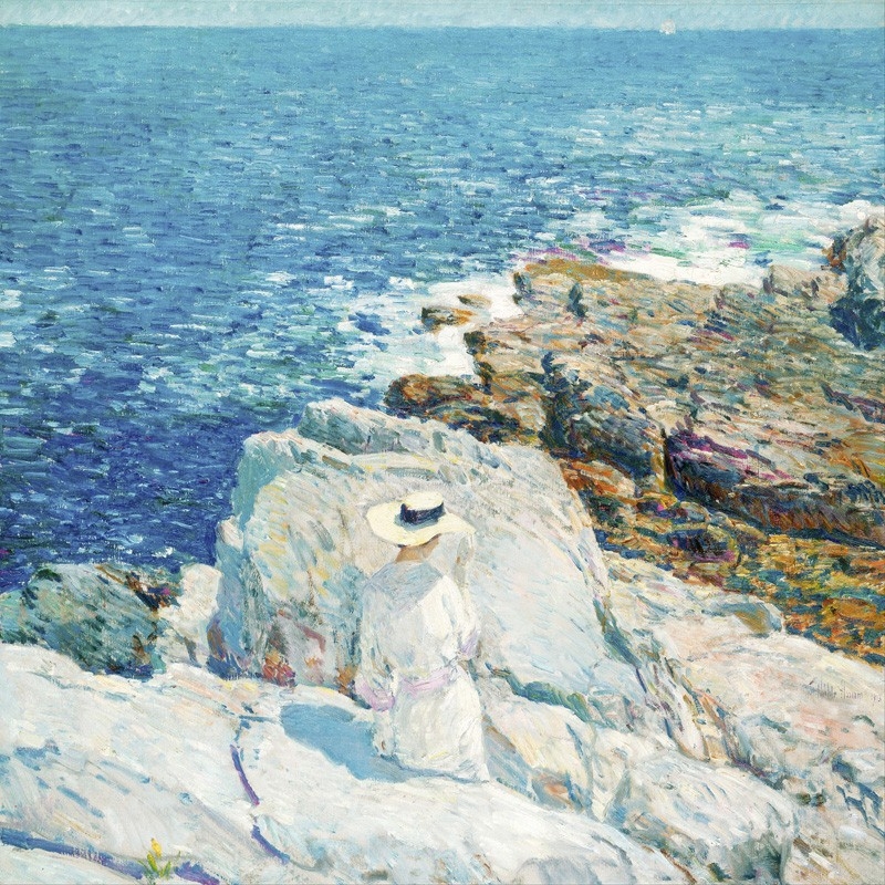 Wall art print and canvas. Frederick Childe Hassam, The South Ledges, Appledore