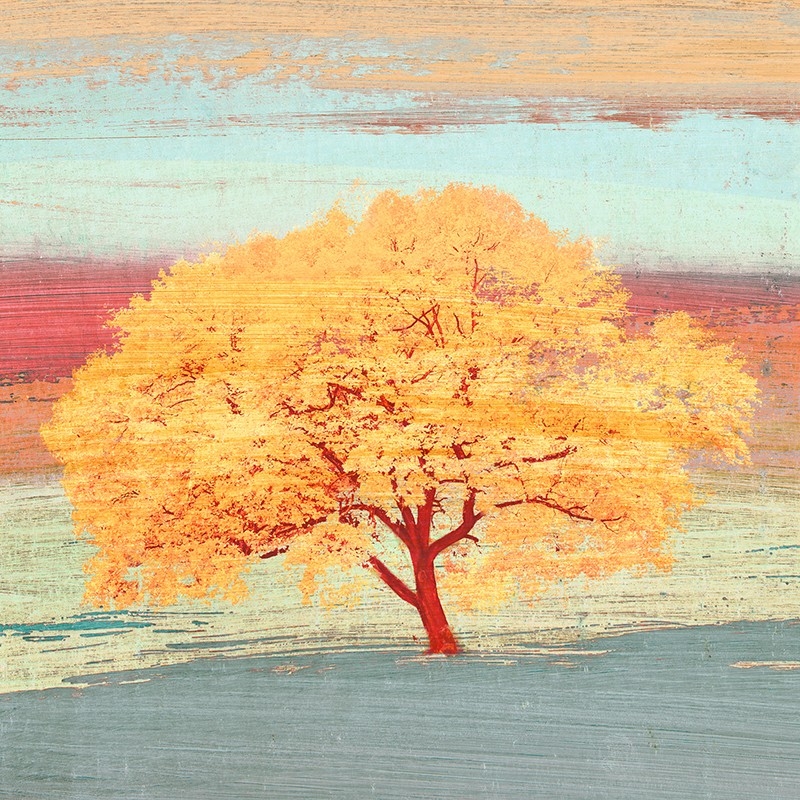 Cuadro árbol en canvas. Alessio Aprile, Treescape 2 (detalle)