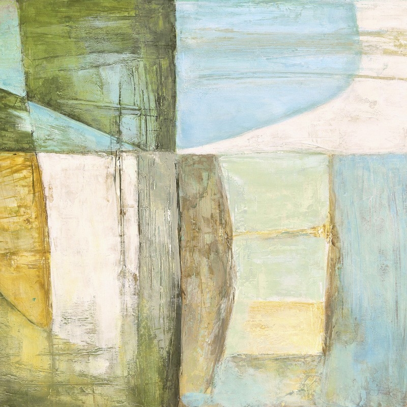 Cuadro abstracto moderno en canvas. Leonardo Bacci, Recuerdos del mar