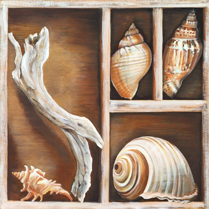 Cuadros marinos en canvas. Ted Broome, Memoria del océano I